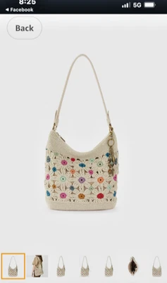 Bolso Bandolera Convertible The Sak Lumi Crochet Mujer Bolso de Mano Nuevo con Etiquetas Foto 1 de 4