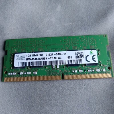 HMA451S6AFR8N-TF GENUINE HYNIX LAPTOP MEMORY 4GB 1RX8 PC4-2133P-SA0-11 (CA63) - Image 1 of 3