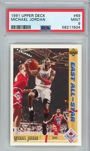 1991 Upper Deck #69 Michael Jordan PSA 9 - Picture 1 of 2