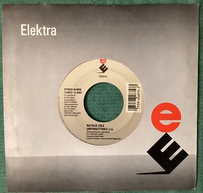 Natalie Cole “Unforgettable / Cottage For Sale" 7" 45 rpm record 7-64875 - Image 1 of 3