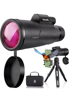 Naiyafly HD Monocular Telescope for Smartphone Monoculars Adults High Powered - Image 1 of 4
