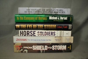 6 military history books Horse Soldiers Jayhawk Persian Gulf War Shield to Storm - Picture 1 of 5
