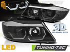 BMW E90, 91,3D LED Angel Eyes Scheinwerfer weiße Ringe LED Blinker Schwarz 05-08