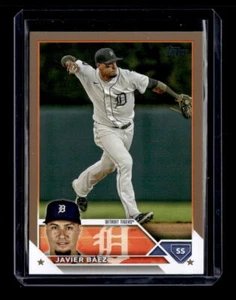 2023 Topps Series 2 #641 Javier Baez Gold /2023 - Picture 1 of 2