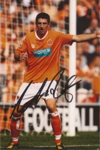 BLACKPOOL: CRAIG CATHCART SIGNED 6x4 ACTION PHOTO+COA - Picture 1 of 1