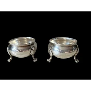 2er Set RWM ANTIKE OFFENE SALZKELLER STERLINGSILBER - Bild 1 von 9