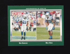 2006 Topps Total Bob Sanders Mike Doss #96 Indianapolis Colts - Picture 1 of 2