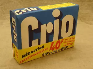 Ancien paquet lessive Crio réduction 2 paquets épicerie ancienne estaminet - Imagen 1 de 8