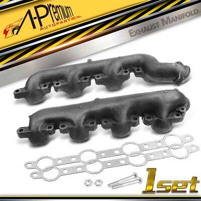 A-Premium 2x Exhaust Manifold with Gasket for Ford F-550 Super Duty Excursion - Image 1 of 4