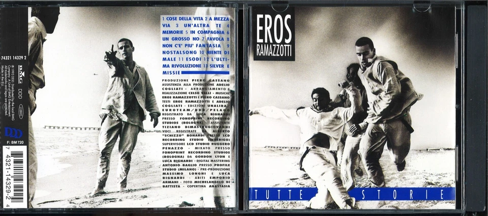 94D NEW SEALED EROS RAMAZZOTTI TUTTE STORIE CD - image 1 of 1