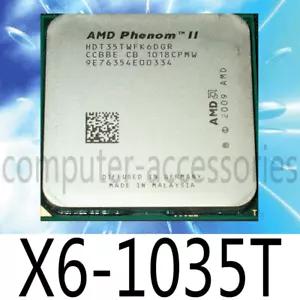 Procesador de CPU AMD Phenom II X6-1035T 2,6 GHz 6 núcleos AM3 95W - Imagen 1 de 1