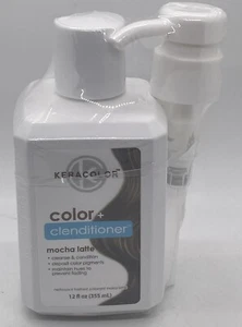Keracolor Color + Clenditioner MOCHA LATTE 12 oz w/ Pump **NEW SEALED** - Picture 1 of 3