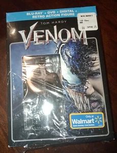 VENOM 4" Retro Action Figure Open Box Partial Shrink Unopen Figure No DVD - Picture 1 of 3