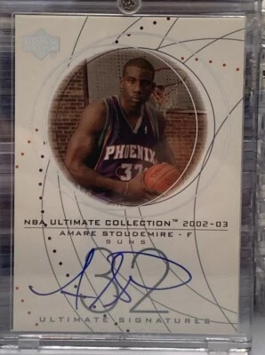 2002-03 Upper Deck Ultimate Collection Autograph #AS-S Amare Stoudemire - Image 1 of 2