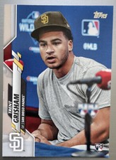 2020 Topps Update SP Short Print Trent Grisham RC Rookie San Diego Padres #U-83