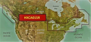 Bluechart g2 Canada East & West Coastal Water Map Card HXCA015R for compatibles - Picture 1 of 2