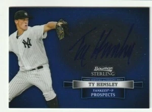 2012 Bowman Sterling Ty Hensley New York Yankees Autogrammkarte - Bild 1 von 1