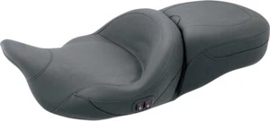 MUSTANG 79646 Heated Touring Seat Plain Fits 2008-2024 Harley Touring - Picture 1 of 2