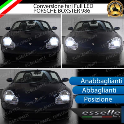 ELT KIT FARI FULL LED PORSCHE BOXSTER 986 ANABBAGLIANTI ABBAGLIANTI POSIZIONE CANBUS