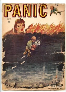 PANIC MAGAZINE 9/1958 BOB POWELL ANGELO TORRES ROBERT FARRELL HOWARD WEISS - Picture 1 of 2