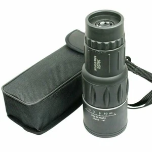 16X52 Monocular Zoom Dual Focus Rubber Armored Telescope for Hunting / Camping - Picture 1 of 5