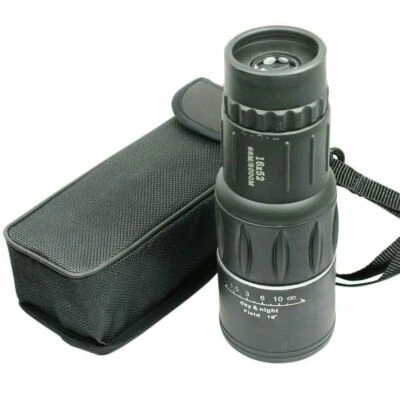 16X52 Monocular Zoom Dual Focus Rubber Armored Telescope for Hunting - Image 1 of 4