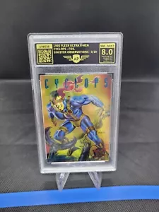 1995 Fleer Ultra X-Men - Cyclops - 3/10 - Sinister Observations -Foil- AP 8 - Bild 1 von 2