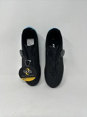 LOUIS GARNEAU Venturo Black Teal BOA Cycling Shoes LGS Women's US 9 Euro 40 - Image 1 of 4