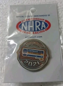 34th Annual NHRA SpringNationals 2021 Pin Lapel Express Lane , Houston, Texas - Picture 1 of 5
