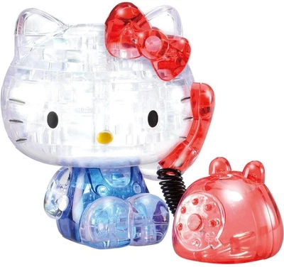 Hanayama Crystal Gallery Sanrio Hello Kitty Telephone 39 Piece Jigsaw Puzzle - Image 1 of 3
