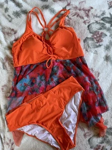 New Women’s Multicolor Gorgeous Bikini Set Size 2x - Picture 1 of 6