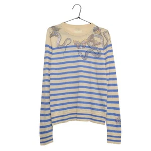 Zadig & Voltaire 100% Cashmere Miss Mariner Striped Sweater Size M - Picture 1 of 10