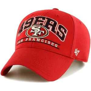Men's '47 Scarlet San Francisco 49ers Fletcher MVP Adjustable Hat NEW NWT - Picture 1 of 3