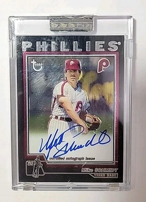 2004 Topps Retired Signature Mike Schmidt #TA-MS Autograph - Image 1 of 2