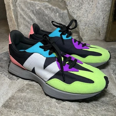 New Balance 327 Paradise Pink Black Multi Color Shoes MS327EA Men's Size 9.5 - Image 1 of 4