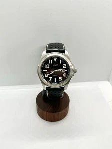 Citizen Mens Eco Drive 200 WR Date Watch E111 S039983 Working Black Leather - Picture 1 of 10