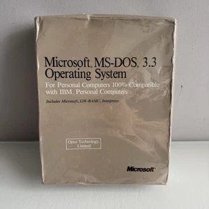 Microsoft MS-DOS Version 3.3 Operating System Opus 1987 GW-Basic, Interpreter - Afbeelding 1 van 8