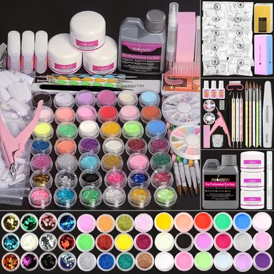 Acrylic Nail Kit, Full Set for Beginners Professional 42 in 1 Acrylics Powder wi - Image 1 of 4