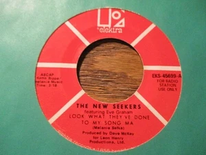 THE NEW SEEKERS *DJ COPY* "LOOK WHAT THEY'VE DONE TO MY SONG MA" 45 RPM - Picture 1 of 1