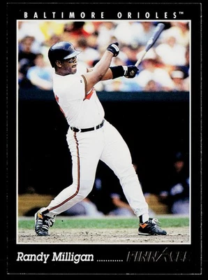 1993 Pinnacle #157 Randy Milligan Baltimore Orioles - Image 1 of 2