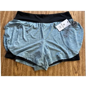 Pantalones Cortos Atléticos para Correr Nine West Active Azul 1X Talla Grande Forro Incorporado - Imagen 1 de 7