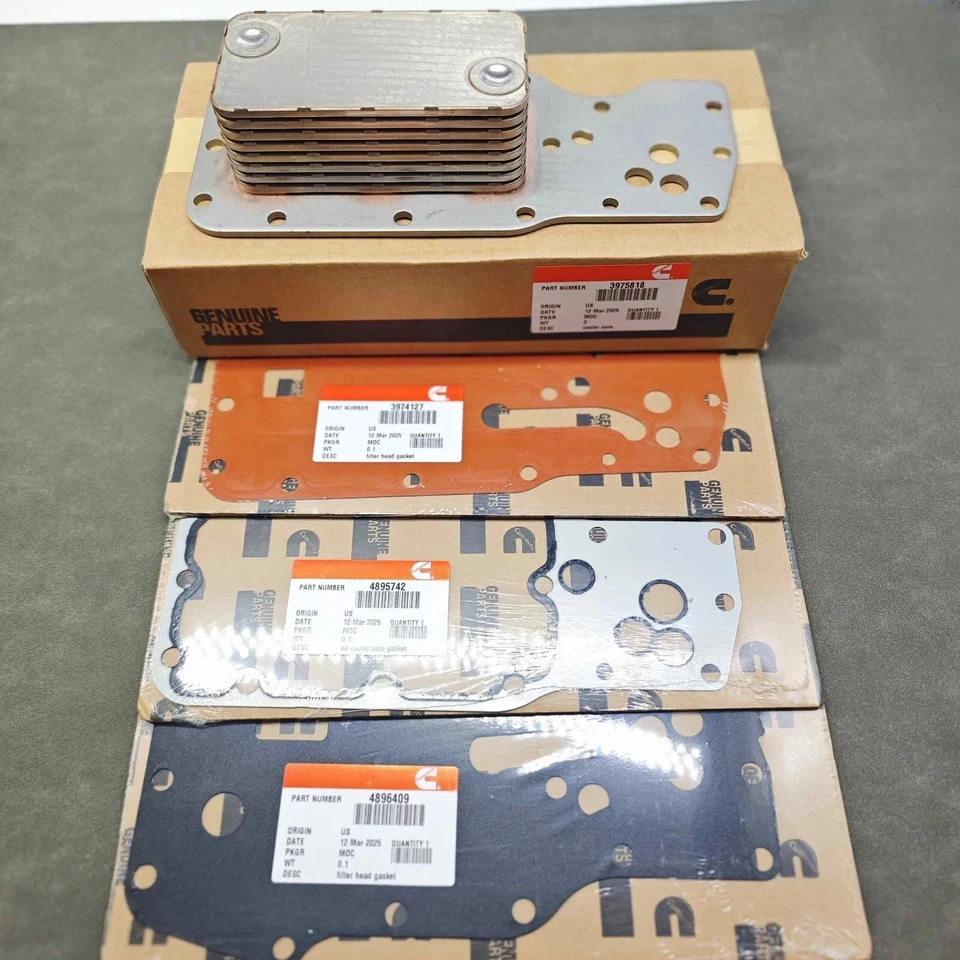 Oil Cooler 2013 Cummins ISB 6.7 3975818 OEM