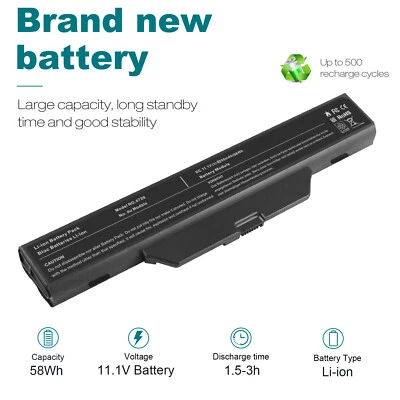 Neu Akku Für HP Compaq 615 6720s 6730s 6735s 6820s 550 610 HSTNN-IB52 451085-141 - Bild 1 von 4