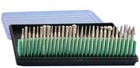 60 Pcs Diamond Burr Bits Drill Set Rotary Multi Tool Accessories Kit For Dremel