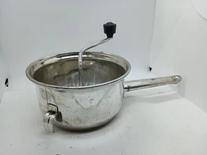 Vintage Foley No 101 Food Mill 7" 2 qt Stainless Steel Masher Ricer Strainer - Picture 1 of 8