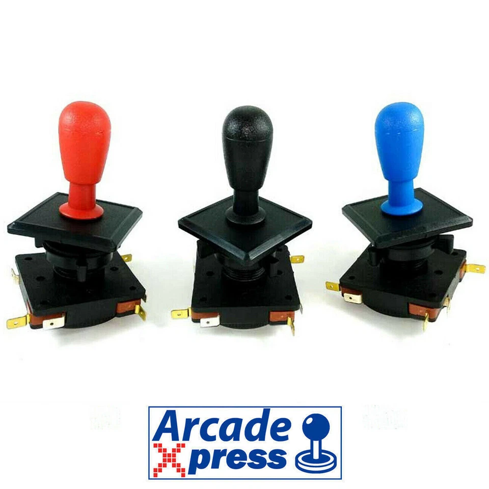 Joystick Arcade Universal IL Industrias Lorenzo negro rojo azul Cabinet Original