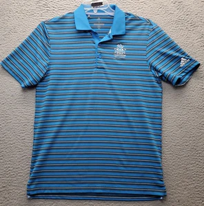adidas Polo Shirt Men S Multi Stripe Golf Performance PGA Championship Bellerive - Picture 1 of 9