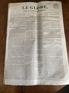 Le Globe, Journal De La Religion Saint-Simonienne. 5 Décembre 1831 - Imagen 1 de 8