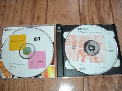 Original Disks for HP DesignJet CP series Plotters 2500CP 3500CP Drivers Manuals - Image 1 of 4