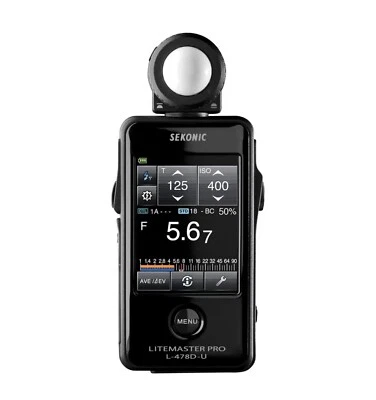 NUEVO-Medidor de luz Sekonic L-478D-U LiteMaster Pro***ENVÍO RÁPIDO GRATUITO***LEER*** Foto 1 de 4
